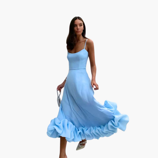 Elegant Flowing Dress for Women - Perfect for Evening Events