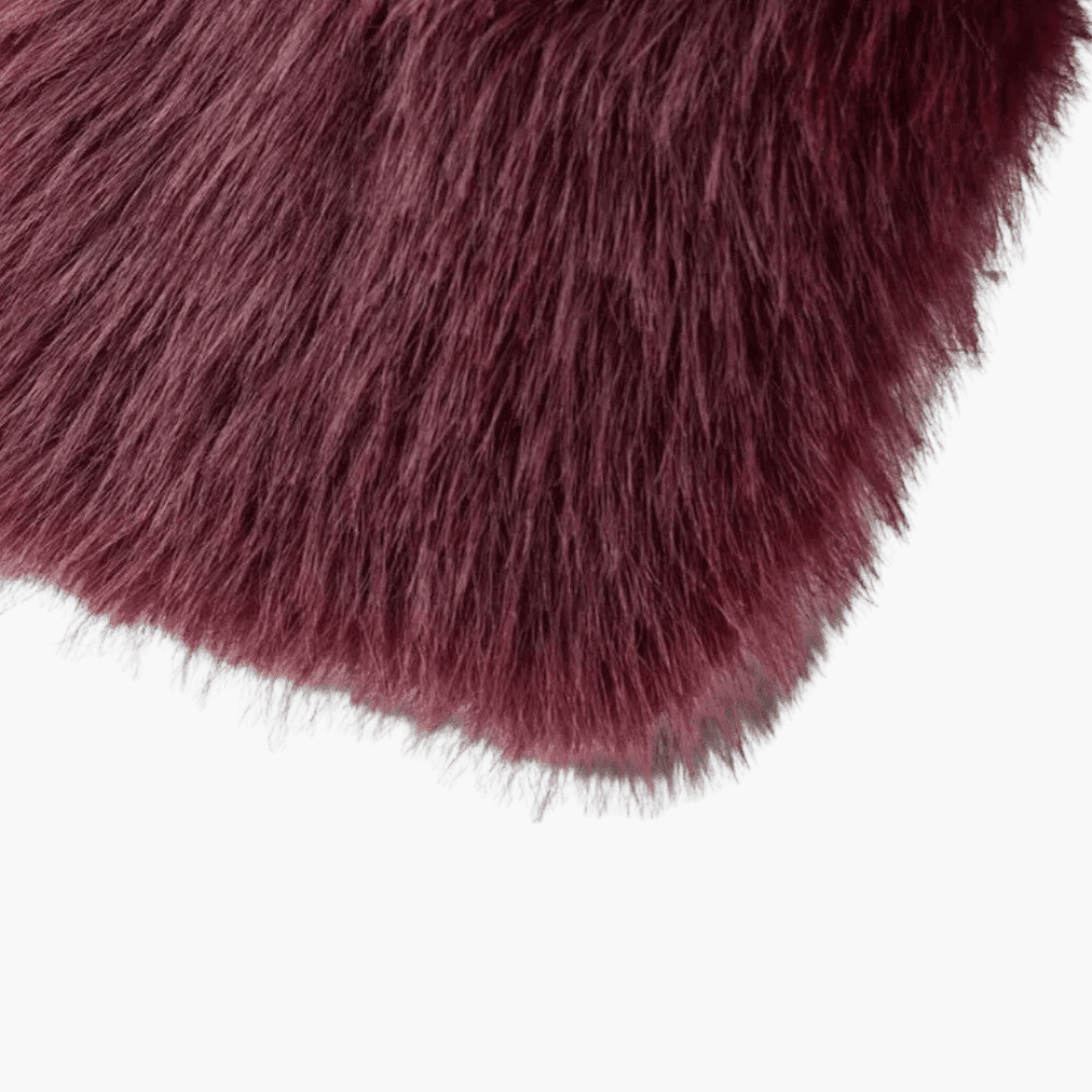 Plush Cropped Faux Fur Jacket – Women's Winter Essential