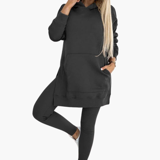 Hoodie & Leggings Set – Women's Cozy Two-Piece Loungewear