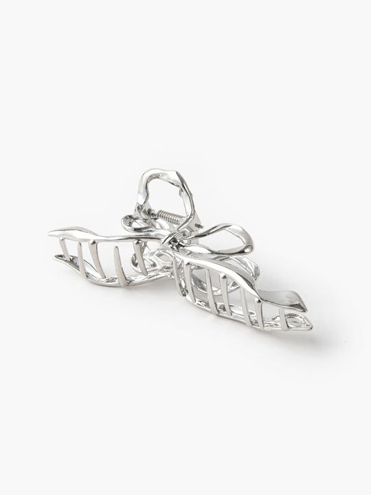 Orlith - Metallic Bow Hair Claw - IsabellaMae