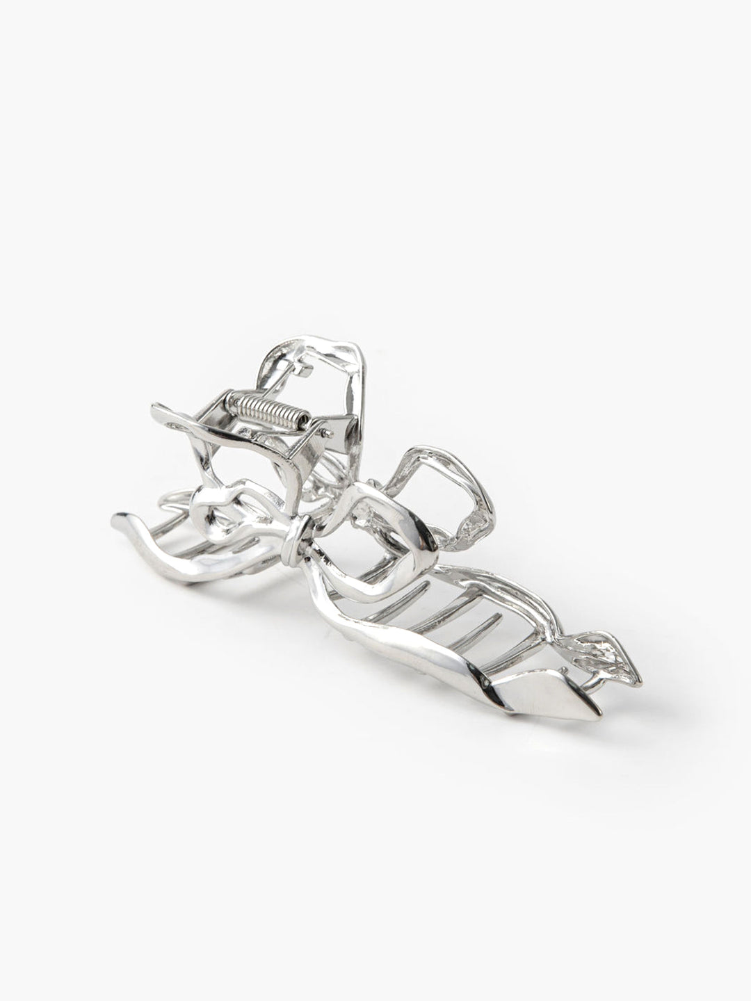 Orlith - Metallic Bow Hair Claw - IsabellaMae