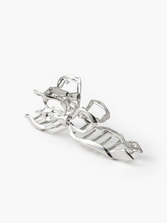 Orlith - Metallic Bow Hair Claw - IsabellaMae