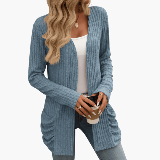 Cozy Knit Cardigan – Women's Chunky Cable Knit Sweater