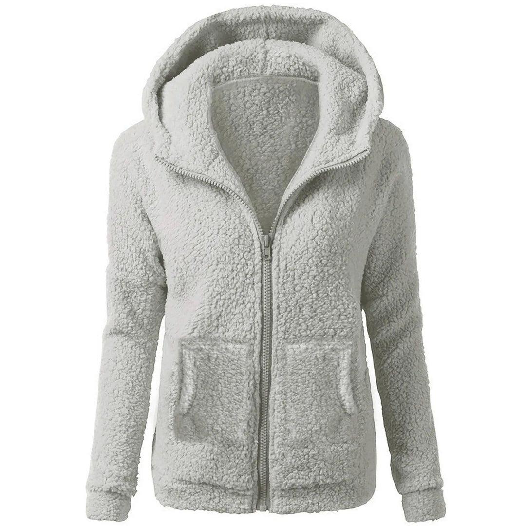Sherpa Zip Hoodie for Women - Soft, Warm & Stylish Jacket