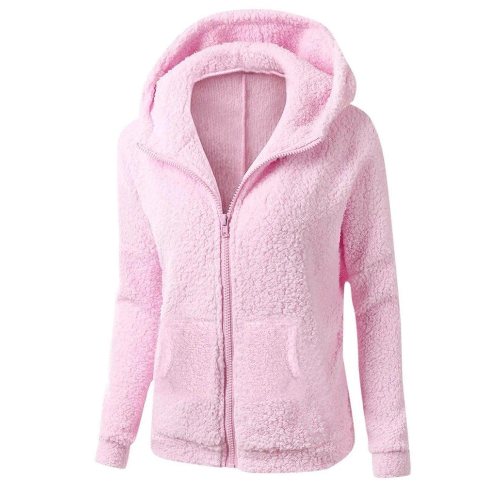 Sherpa Zip Hoodie for Women - Soft, Warm & Stylish Jacket