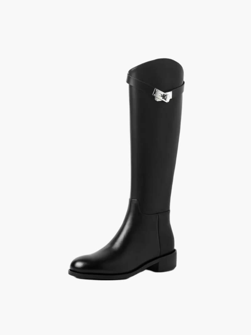 Hazel Leather Boots - IsabellaMae