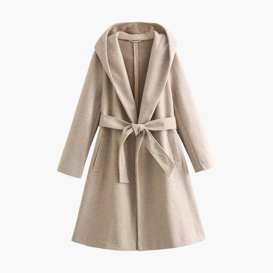 Classic Hooded Trench Coat – Women's Belted Rainwear
