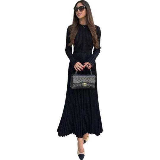 Long Sleeve Maxi Dress - Elegant Occasionwear for Women