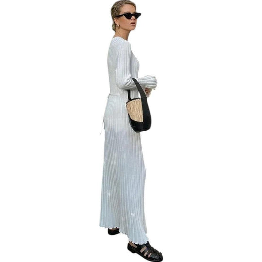 Long Sleeve Maxi Dress - Elegant Occasionwear for Women