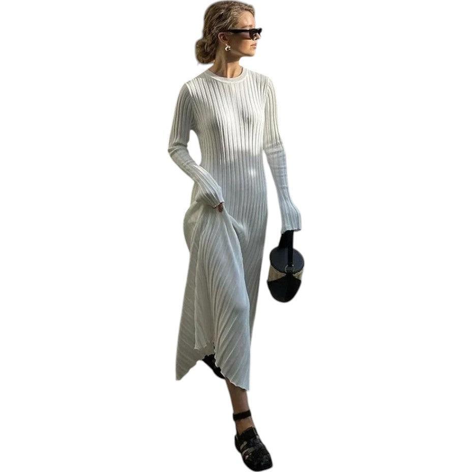 Long Sleeve Maxi Dress - Elegant Occasionwear for Women