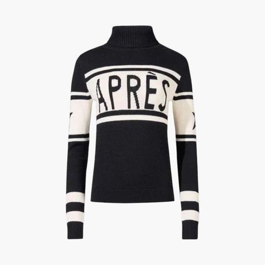 Cozy Turtleneck Knit Sweater for Women - Après Ski Style