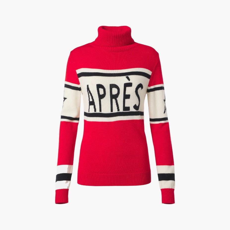 Cozy Turtleneck Knit Sweater for Women - Après Ski Style