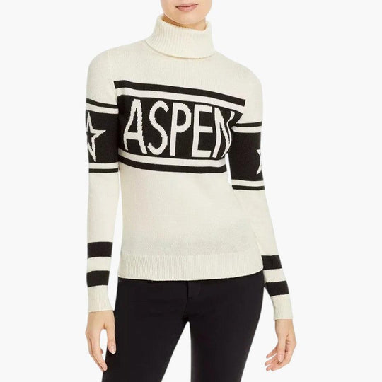 Cozy Turtleneck Knit Sweater for Women - Après Ski Style