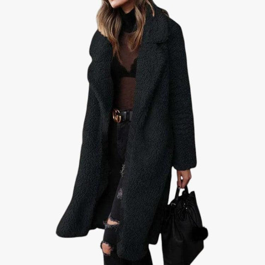 Teddy Coat – Women's Oversized Faux Fur Winter Jacket