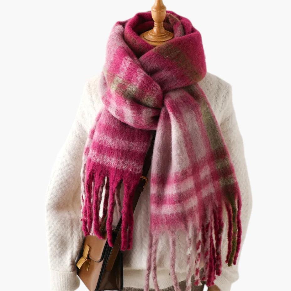 Oversized Blanket Scarf – Women's Cozy Winter Wrap
