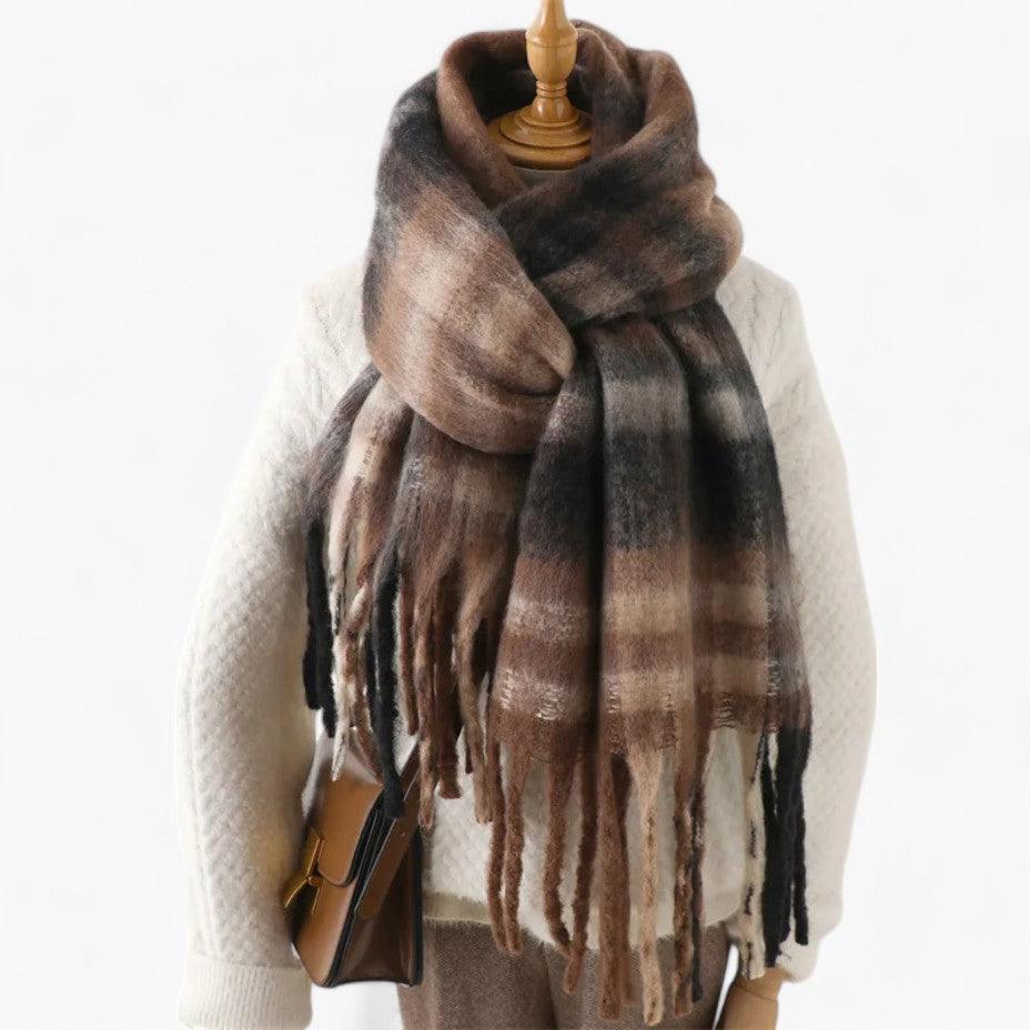 Oversized Blanket Scarf – Women's Cozy Winter Wrap